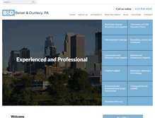 Tablet Screenshot of bdmnlaw.com